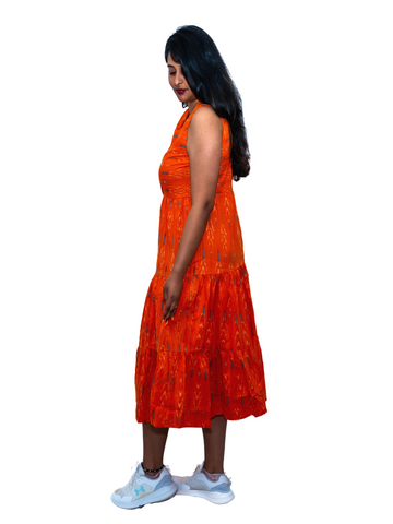 Ikat Midi Dress