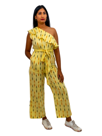 Ikat Asymmetric Jumpsuit