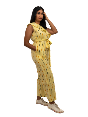 Ikat Asymmetric Jumpsuit